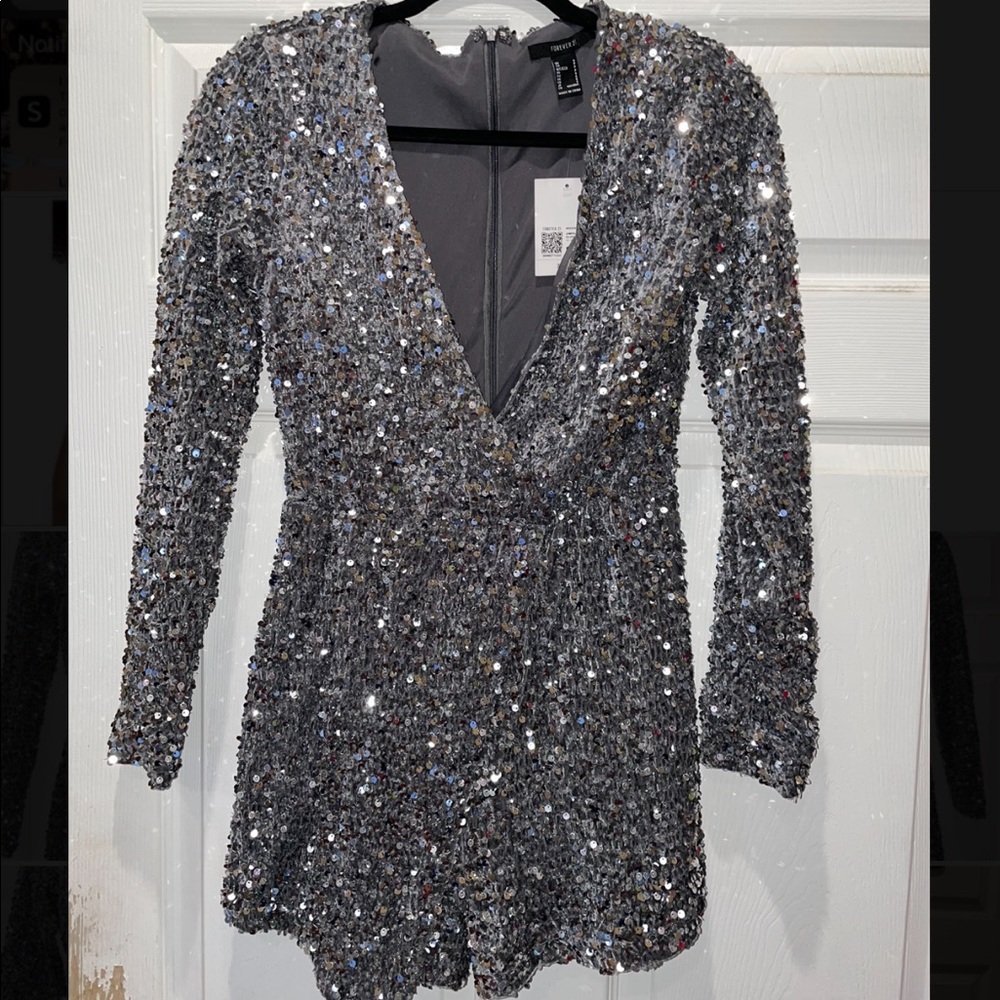Forever 21 sequin Romper